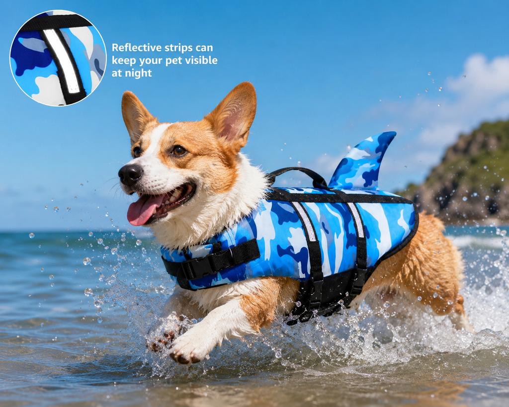 🦈 SharkPaws™ Dog Life Jacket