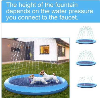 🐾 SplashPaws™ Cooling Splash Pool